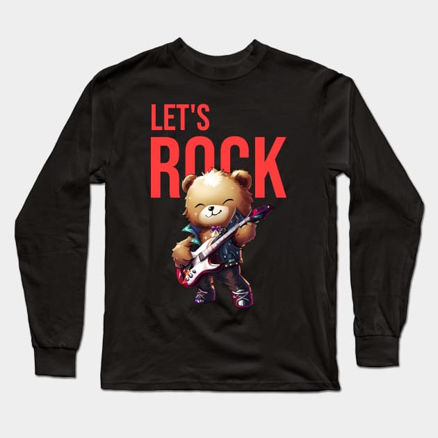 Teddy Rock Long Sleeve T-Shirt by kostjuk